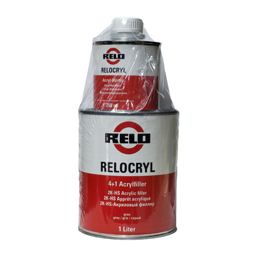 RELOCRYL Грунт акриловый HS 4+1 2K с отвердителем 1,25 л