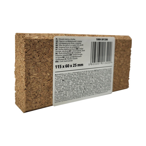 STKLP Брусок из пробки KUSSNER 115х60х25