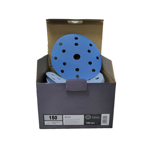 HANKO Круги Blue Film Р150 150 мм 15 отверстий