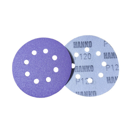 HANKO FILM CERAMIC P120 Инновационные шлифовальные диски (125 мм, 8 отверстий)