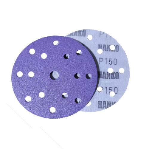 HANKO FILM CERAMIC P150 Инновационные шлифовальные диски (150 мм, 15 отверстий)
