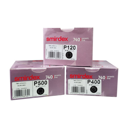 SMIRDEX Ceramic Smirdex - Шлифовальный круг P60-600 (125мм 8 отв.)