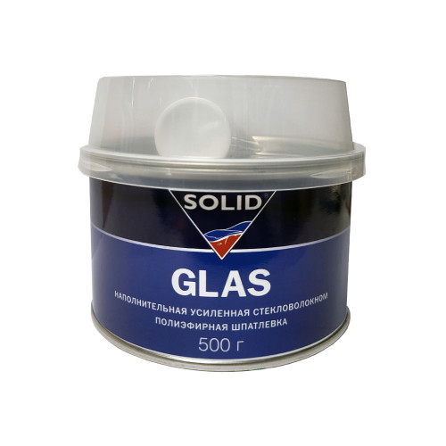 SOLID GLASS - Шпатлёвка со стекловолокном 0,5 кг