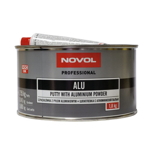 NOVOL ALU - Шпатлёвка с алюминием 1,8 кг